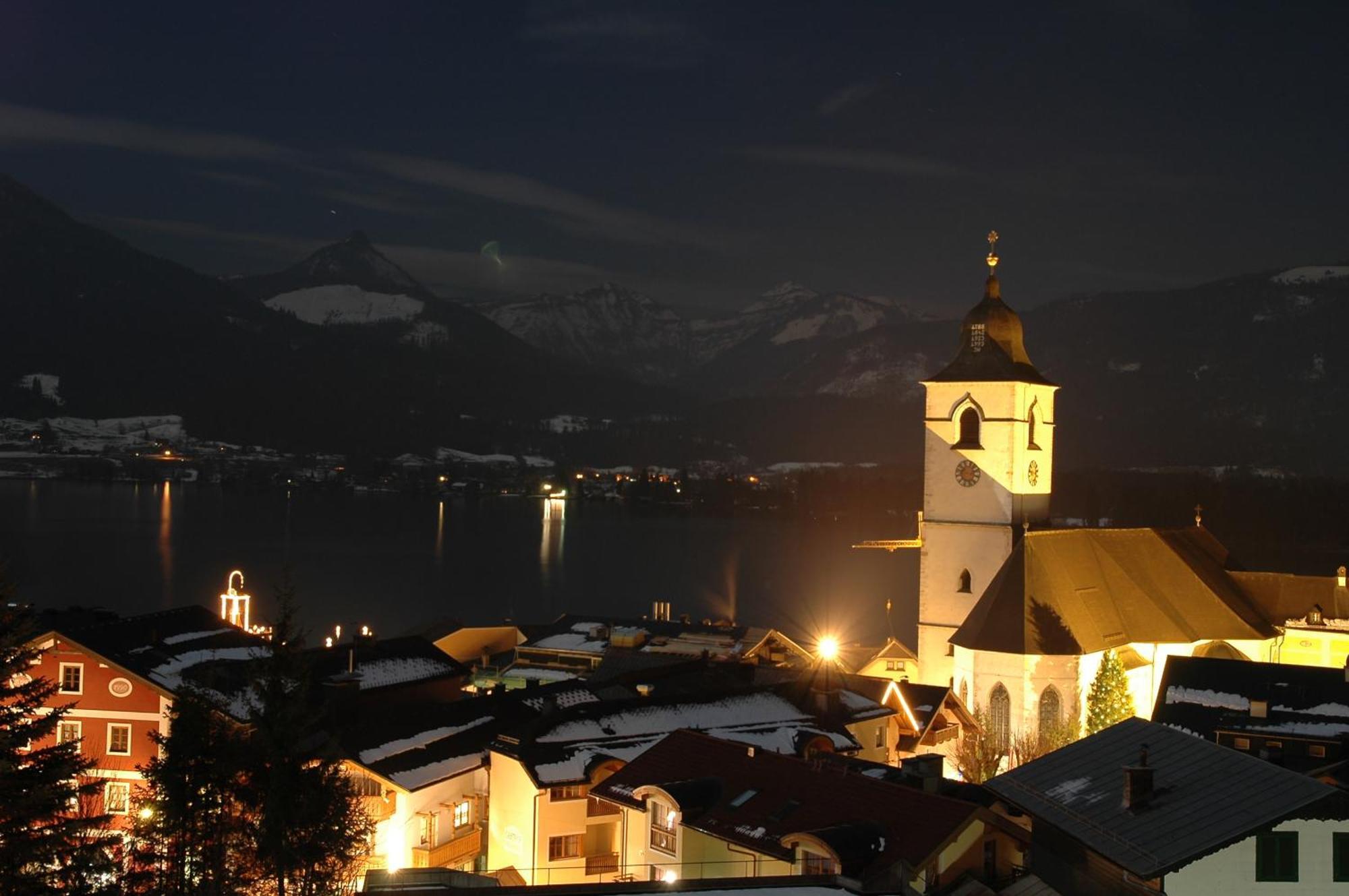 Aberseeblick Pension Ellmauer Saint Wolfgang Exterior foto