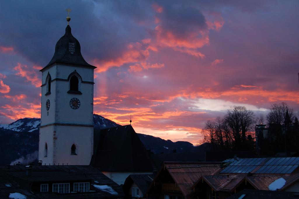 Aberseeblick Pension Ellmauer Saint Wolfgang Exterior foto